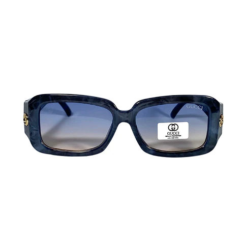 Lentes de Sol Gucci AAA Azul marmoleado Mujer 2