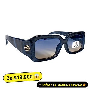 Lentes de Sol Gucci AAA Azul marmoleado Mujer