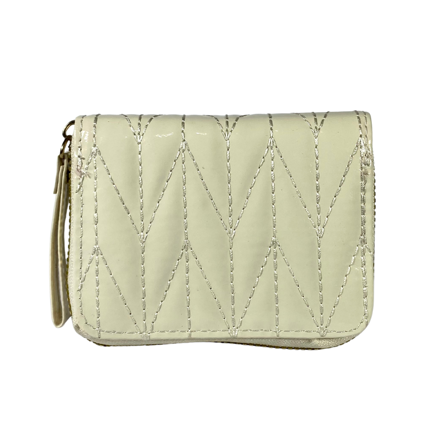 Billetera Charol Blanca 3