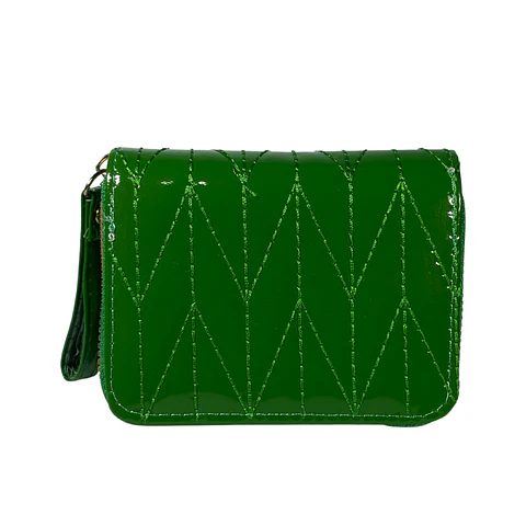 Billetera Charol Verde