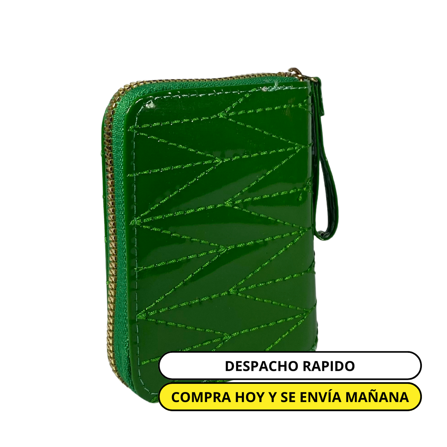 Billetera Charol Verde 1