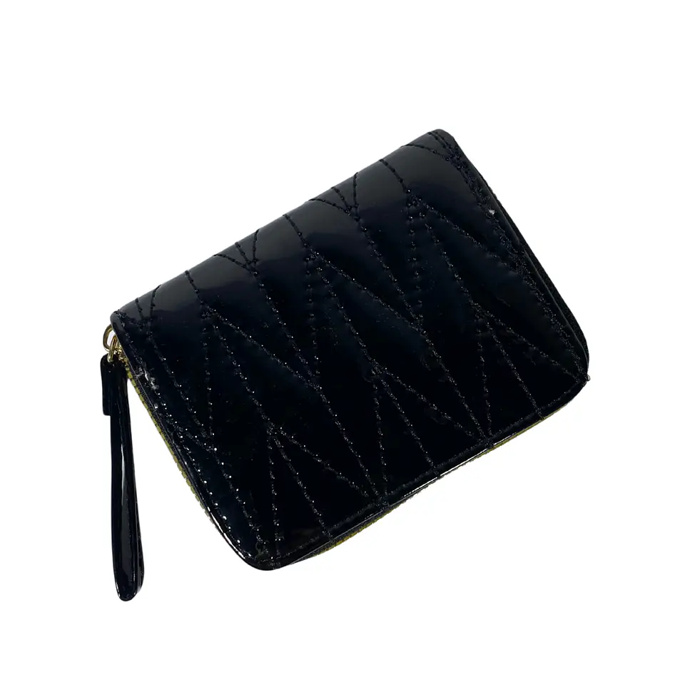 Billetera Charol Negro 2