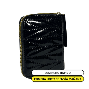 Billetera Charol Negro