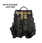 Mochila y Cartera Animal Print Negra antirrobo - Miniatura 5