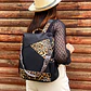 Mochila y Cartera Animal Print Negra antirrobo - Miniatura 2