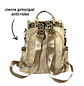 Mochila y Cartera Animal Print Beige antirrobo - Miniatura 4
