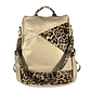 Mochila y Cartera Animal Print Beige antirrobo - Miniatura 5