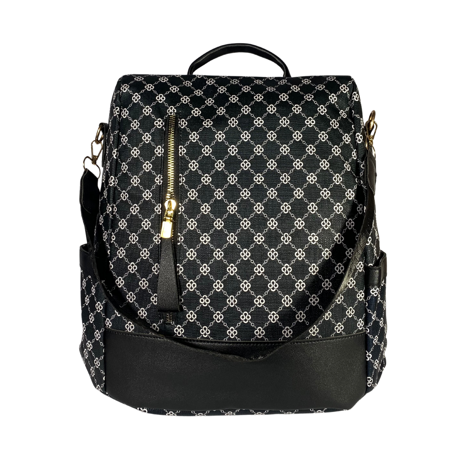 Mochila y Cartera Negro-Azulado antirrobo 4