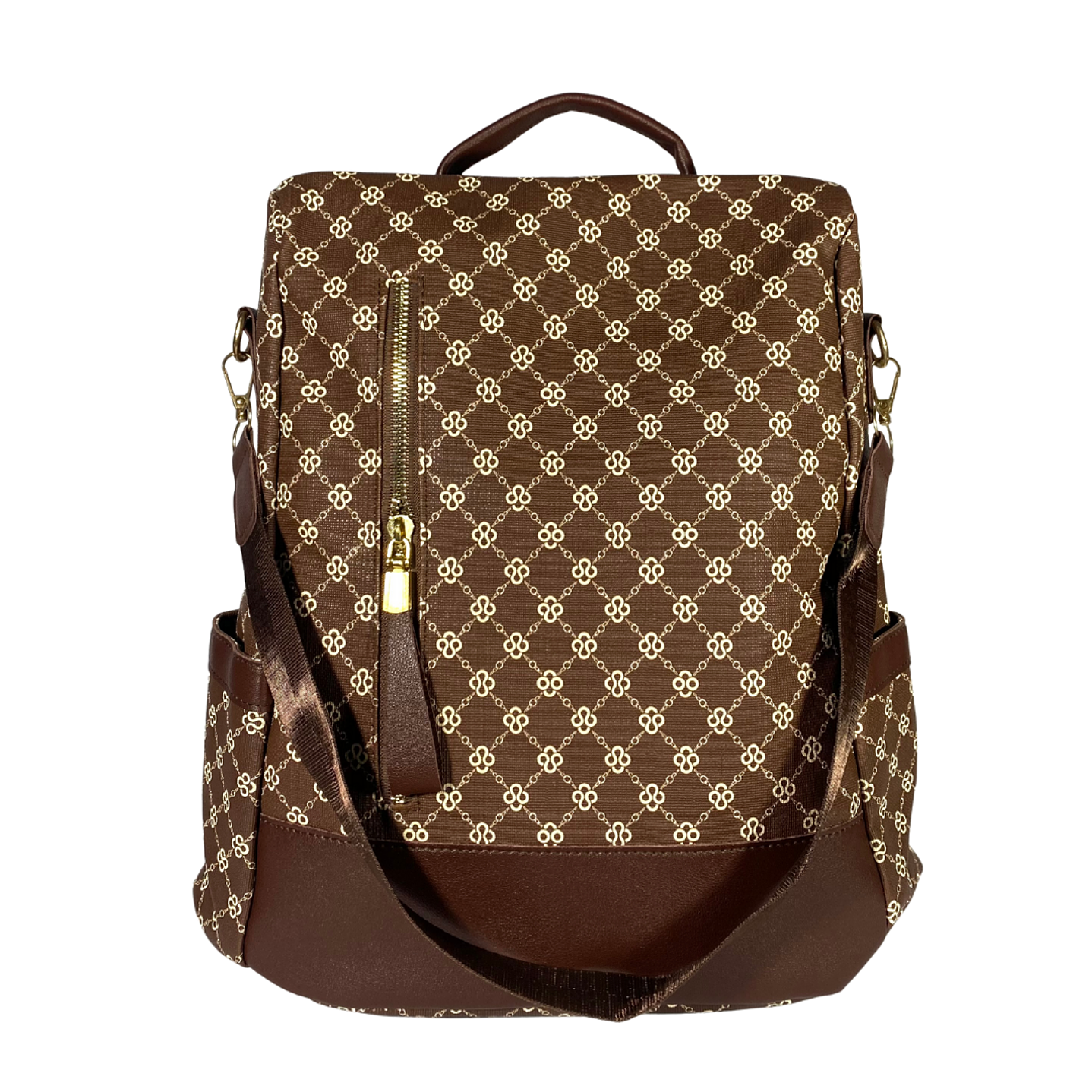 Mochila y Cartera Café Antirrobo 4