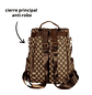 Mochila y Cartera Café Antirrobo - Miniatura 6