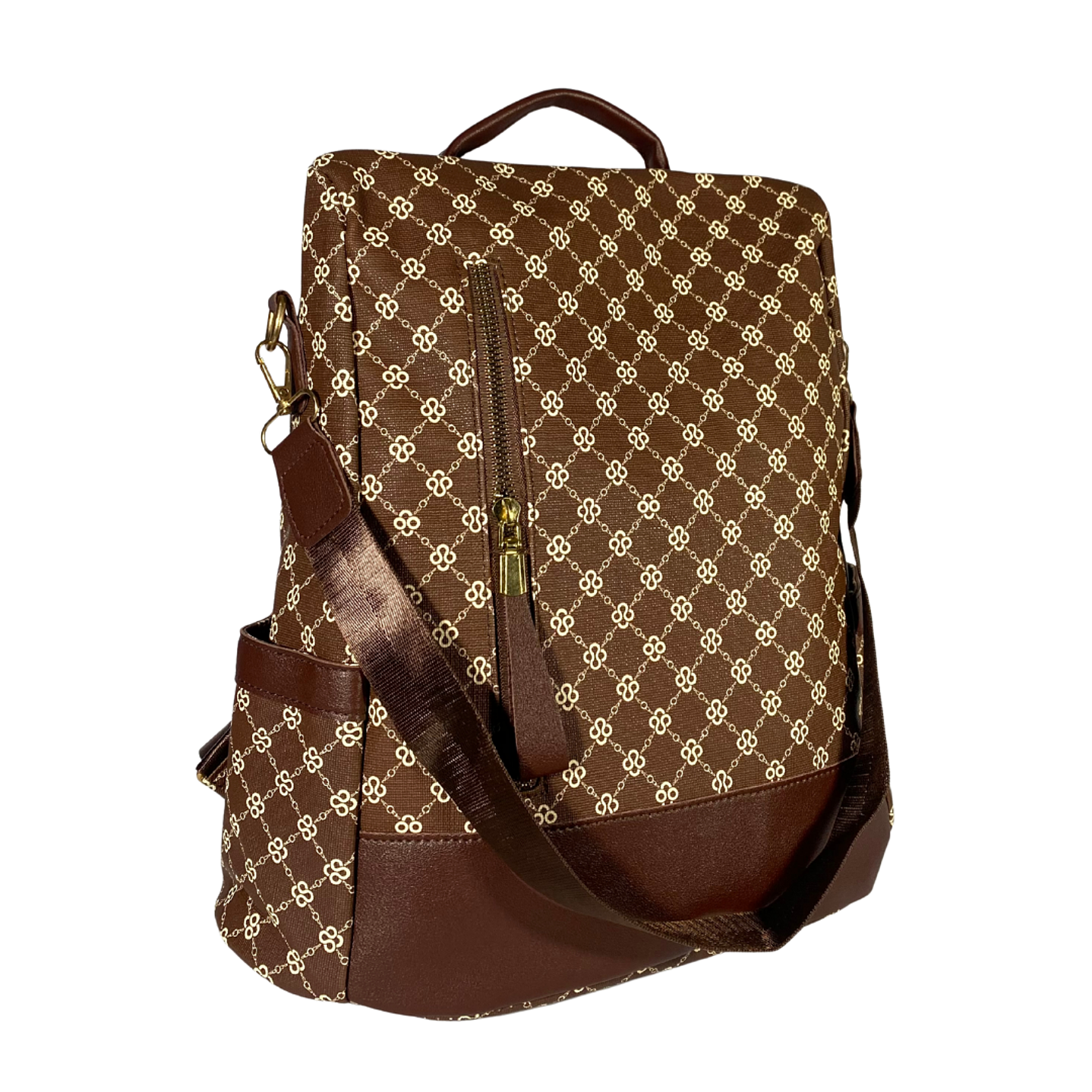 Mochila y Cartera Café Antirrobo 5