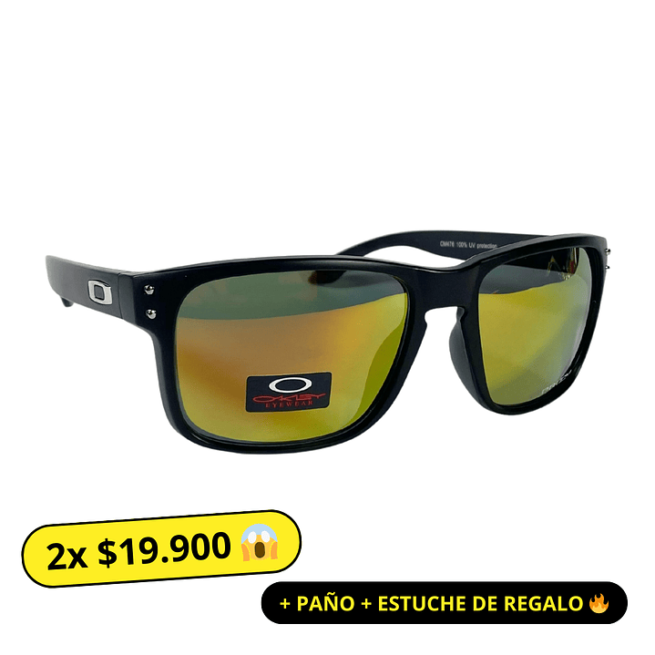 Lentes de Sol Oakley AAA Negro espejado Hombre 1