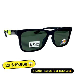 Lentes de Sol Polo AAA Negro Polarizado Hombre