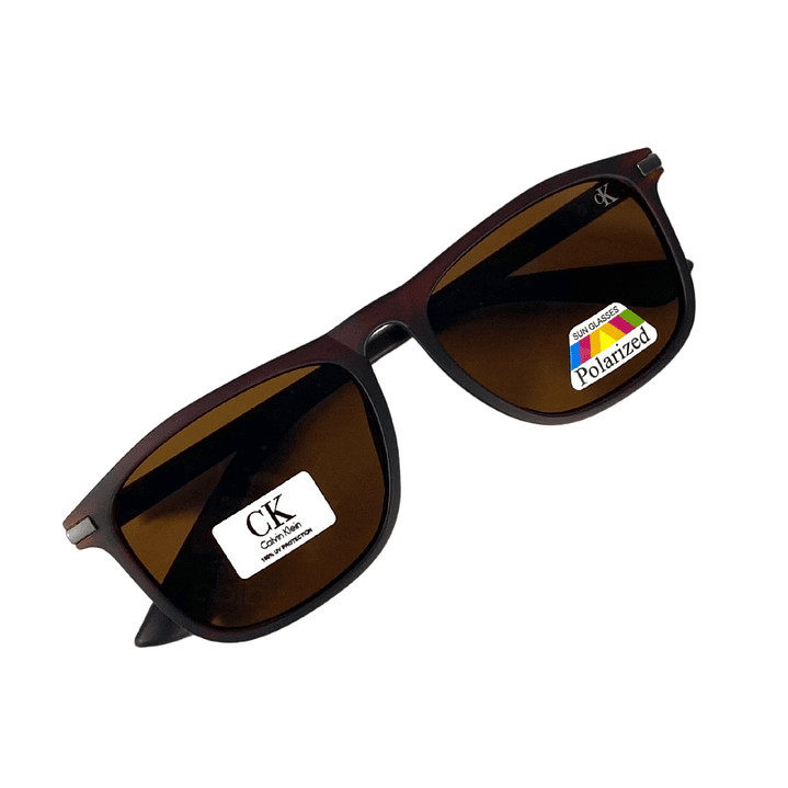 Lentes de Sol Calvin Klein AAA Café Polarizado Hombre 5