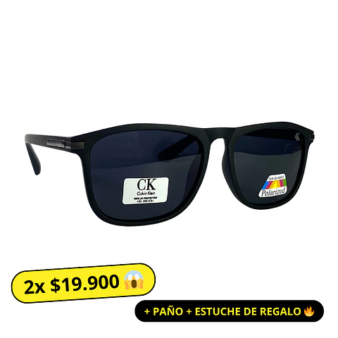 Lentes de Sol Calvin Klein AAA Negro Polarizado Hombre 1