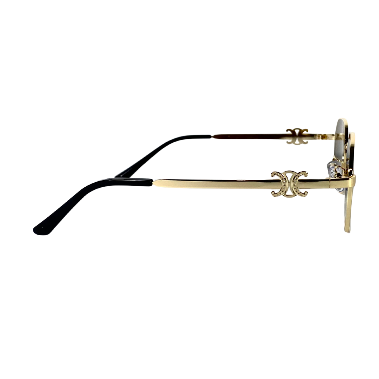 Lentes de Sol Premium Celine AAA Café hexagonal 2