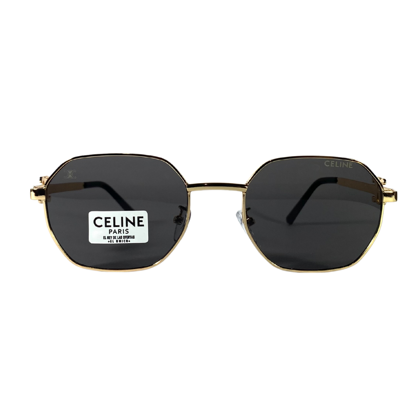 Lentes de Sol Premium Celine AAA Negro hexagonal 3
