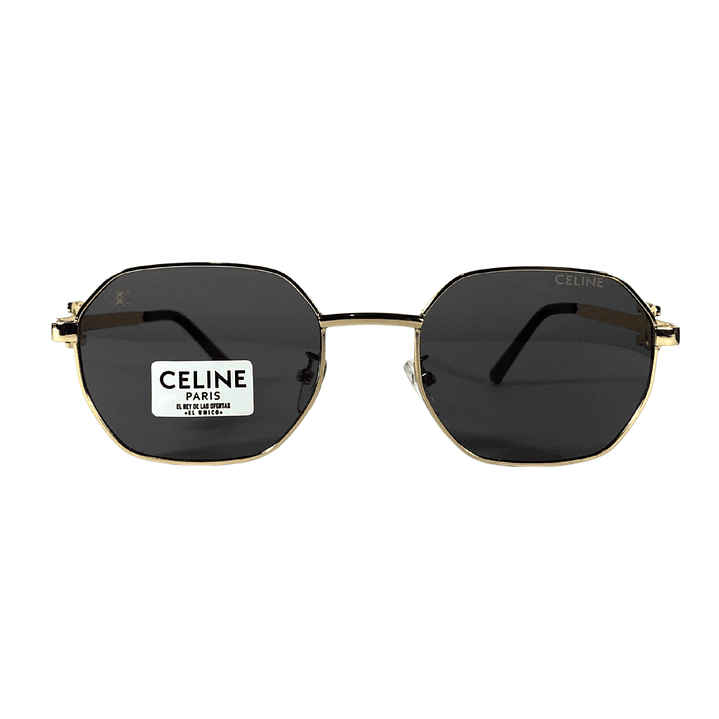 Lentes de Sol Premium Celine AAA Negro hexagonal 3