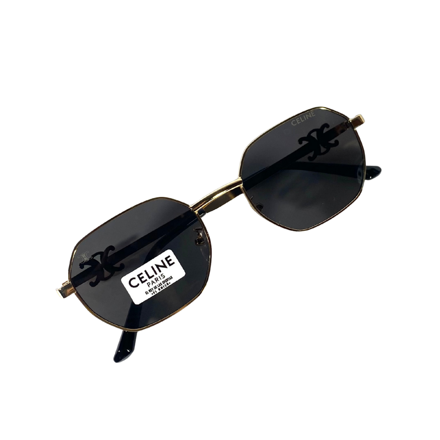 Lentes de Sol Premium Celine AAA Negro hexagonal 4