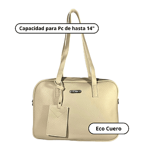 Cartera Maletín Eco Cuero (capacidad para Pc 14