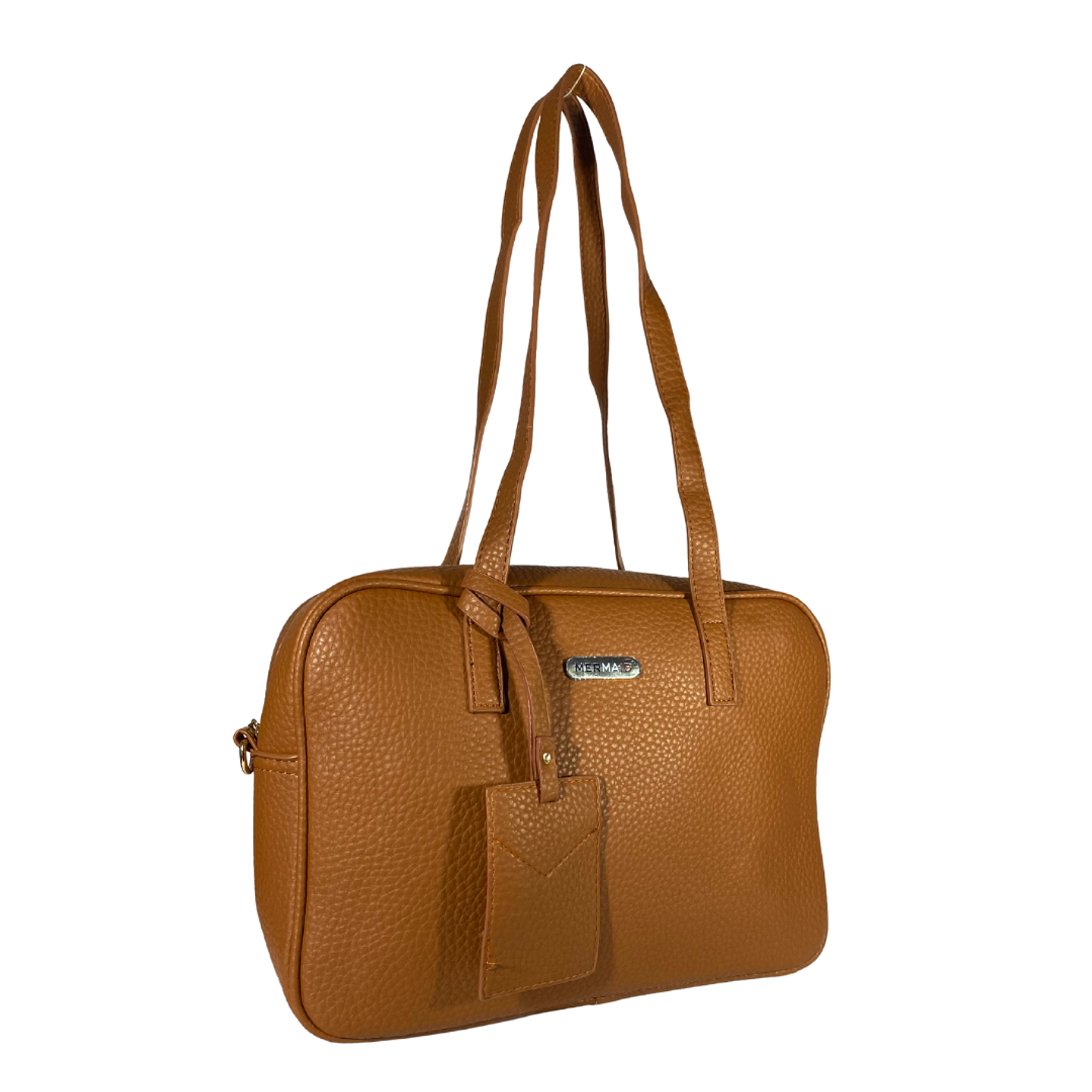 Cartera Maletín Eco Cuero Café (capacidad para Pc 14