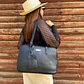 Cartera Maletín Eco Cuero Negro (capacidad para Pc 14