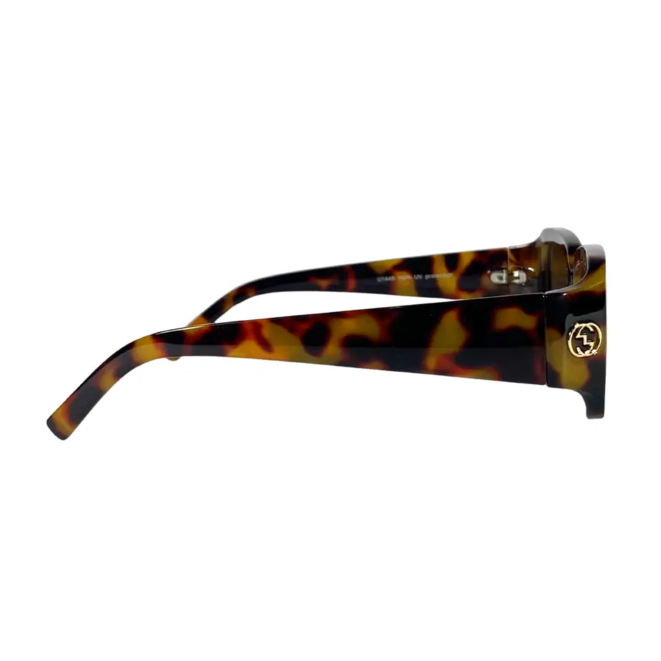 Lentes de Sol Gucci AAA Café marmoleado Mujer 4