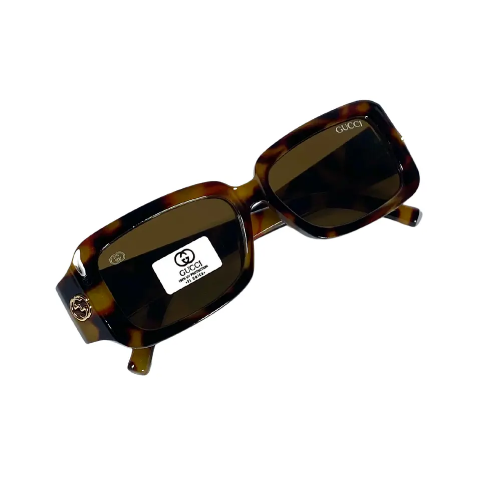 Lentes de Sol Gucci AAA Café marmoleado Mujer 2