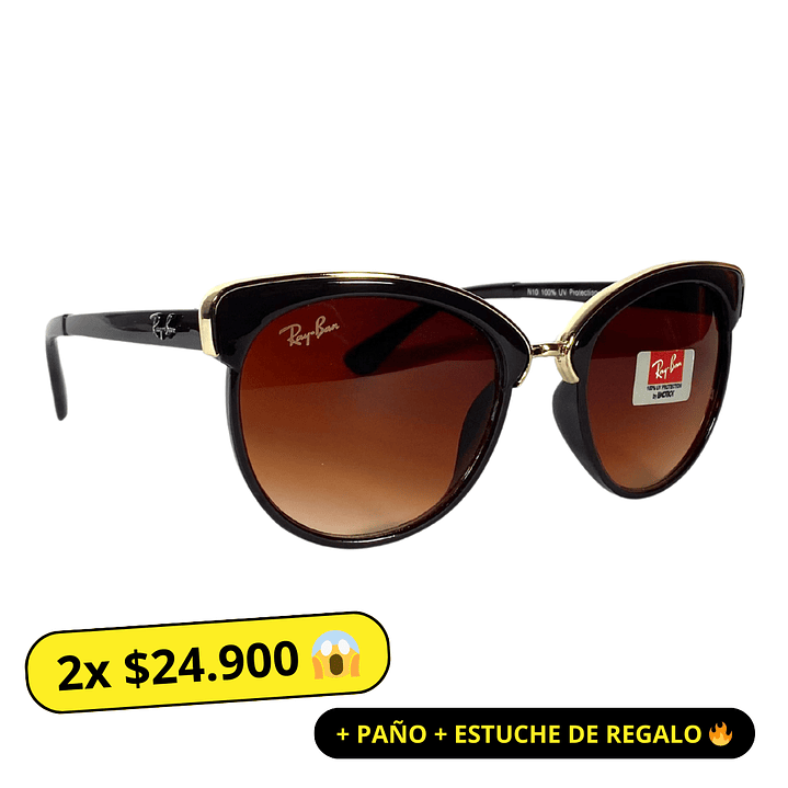 Lentes de Sol R&B AAA Café Mujer 1
