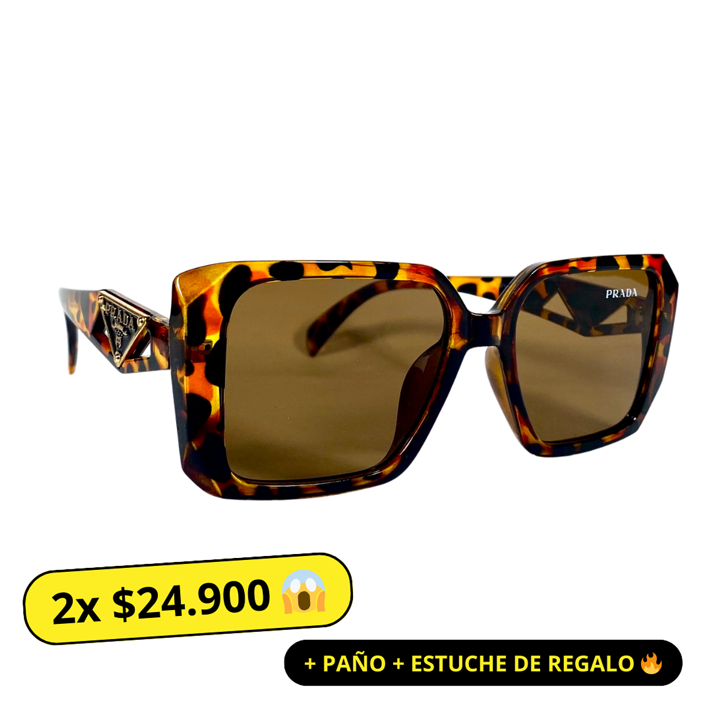 Lentes de Sol Premium Prada AAA animal print Mujer 1