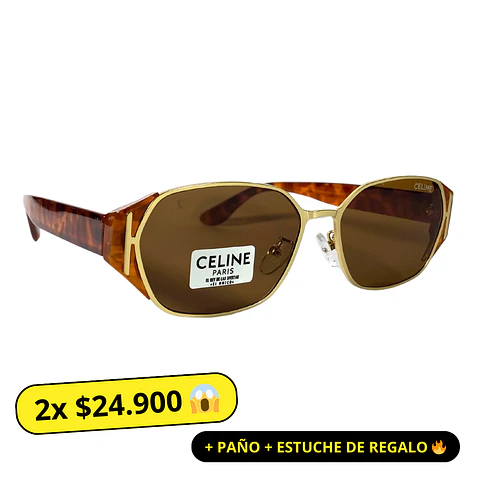 Lentes de Sol Premium Celine AAA Café  1
