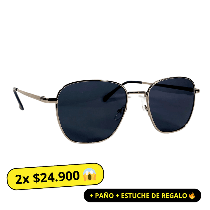 Lentes de Sol Dorados Unisex 1