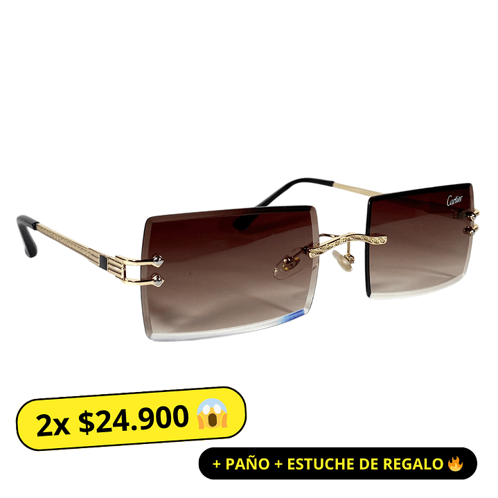 Lentes de Sol Café Unisex  1