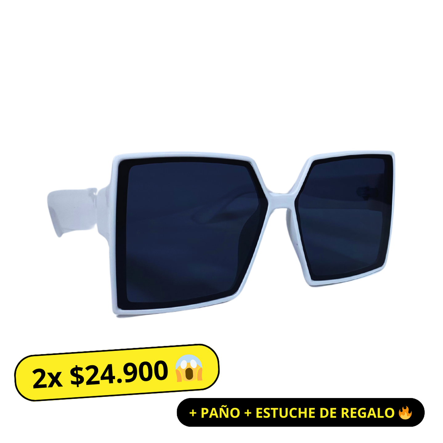 Lentes de Sol Blanco Mujer 1