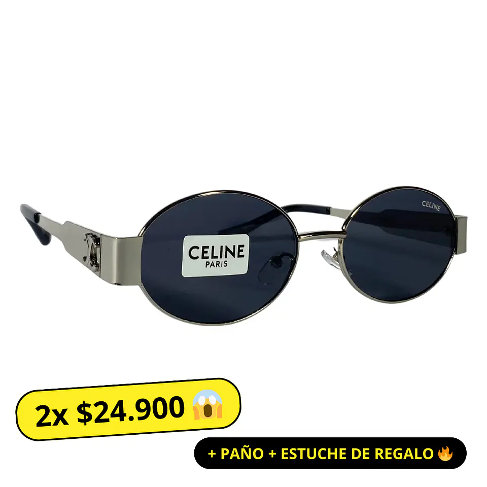 Lentes de Sol Premium Celine AAA Negro Unisex 1