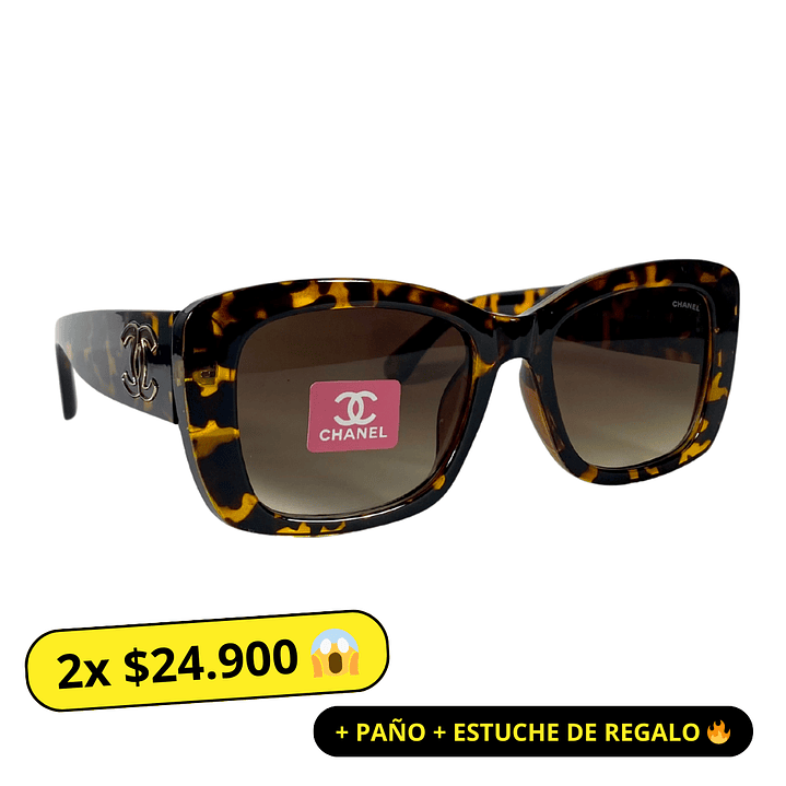Lentes de Sol Premium Chanel AAA Animal Print Mujer 1