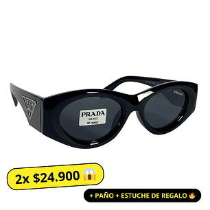Lentes de Sol Premium Prada AAA Negros Unisex