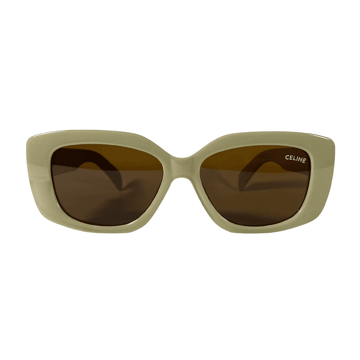 Lentes de Sol Premium Celine AAA Beige Mujer 2