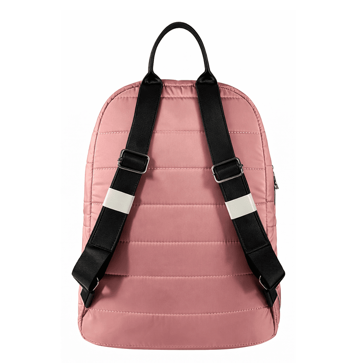 Mochila Puff Rosa (capacidad Pc 14