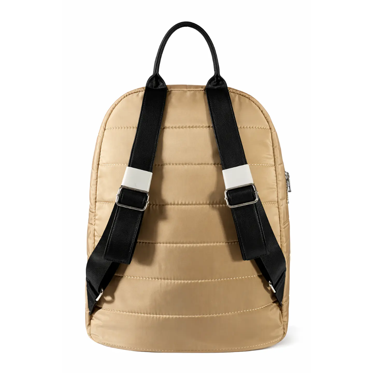 Mochila Puff Beige (capacidad pc 14