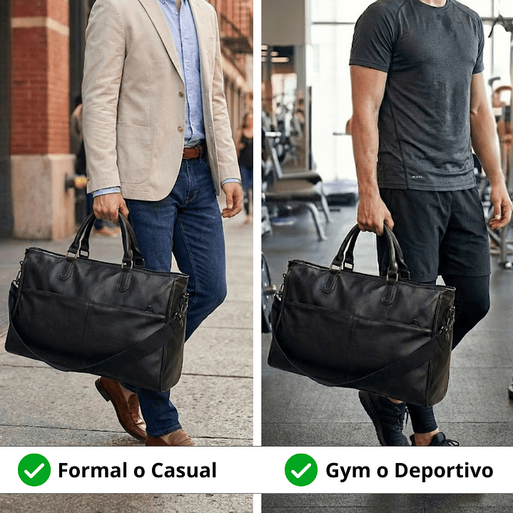 Pack 6 Hombre: Bolso de Lujo 40L + Billetera Viral + Envío Gratis 🔥 4