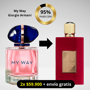 Al Arab Red 100ml dupe: My Way Giorgio Armani