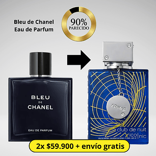 Club de Nuit Iconic 105ml dupe: Bleu de Chanel Eau de Parfum