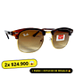 Lentes de Sol Premium RyB AAA Café Unisex - Miniatura 1