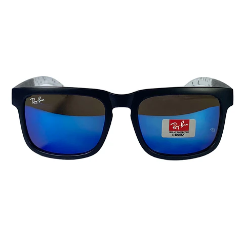 Lentes de Sol Premium RyB AAA Espejado Azul Hombre