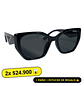 Lentes de Sol Premium Prada AAA Negro Mujer - Miniatura 1