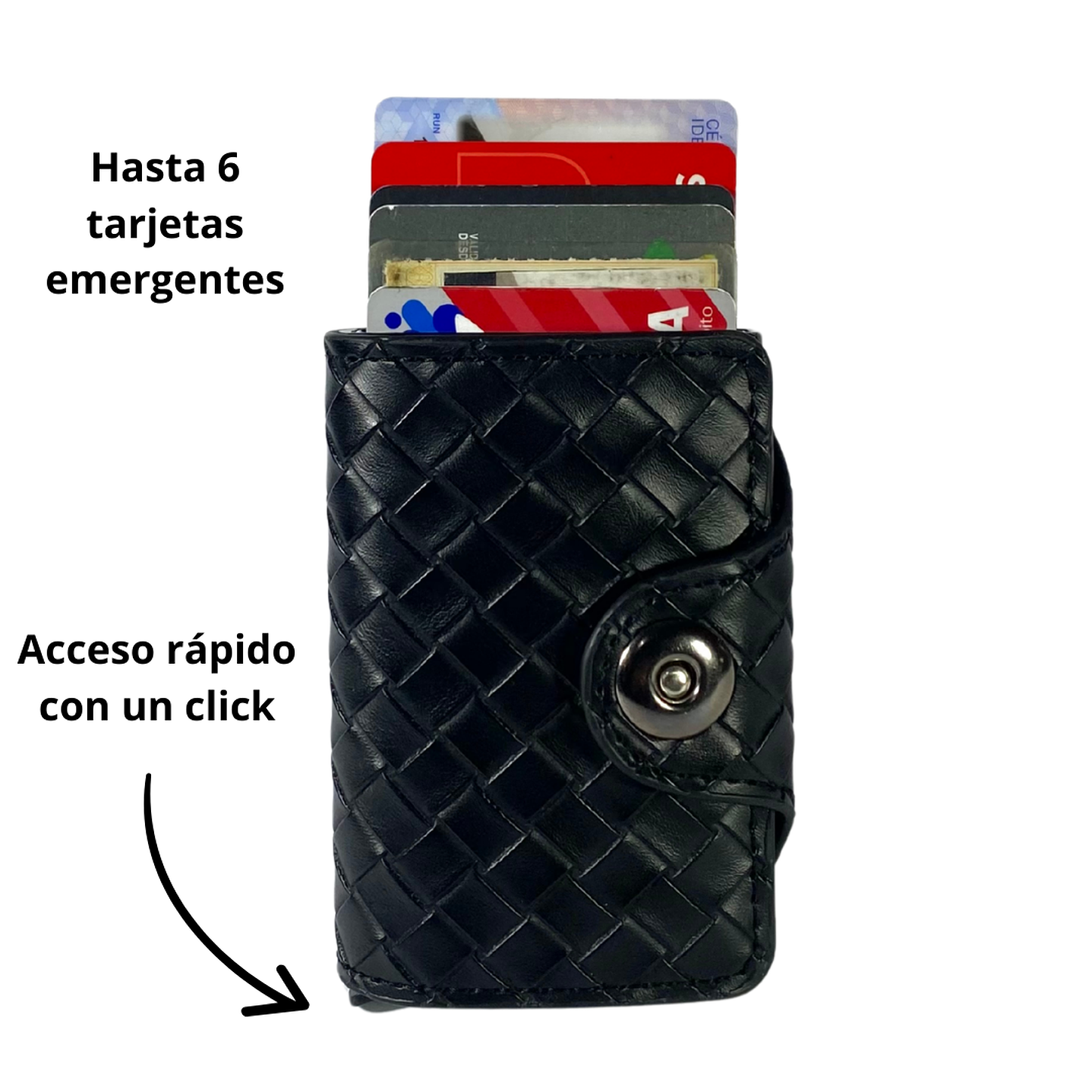Billetera y Tarjetero Viral Negro 3