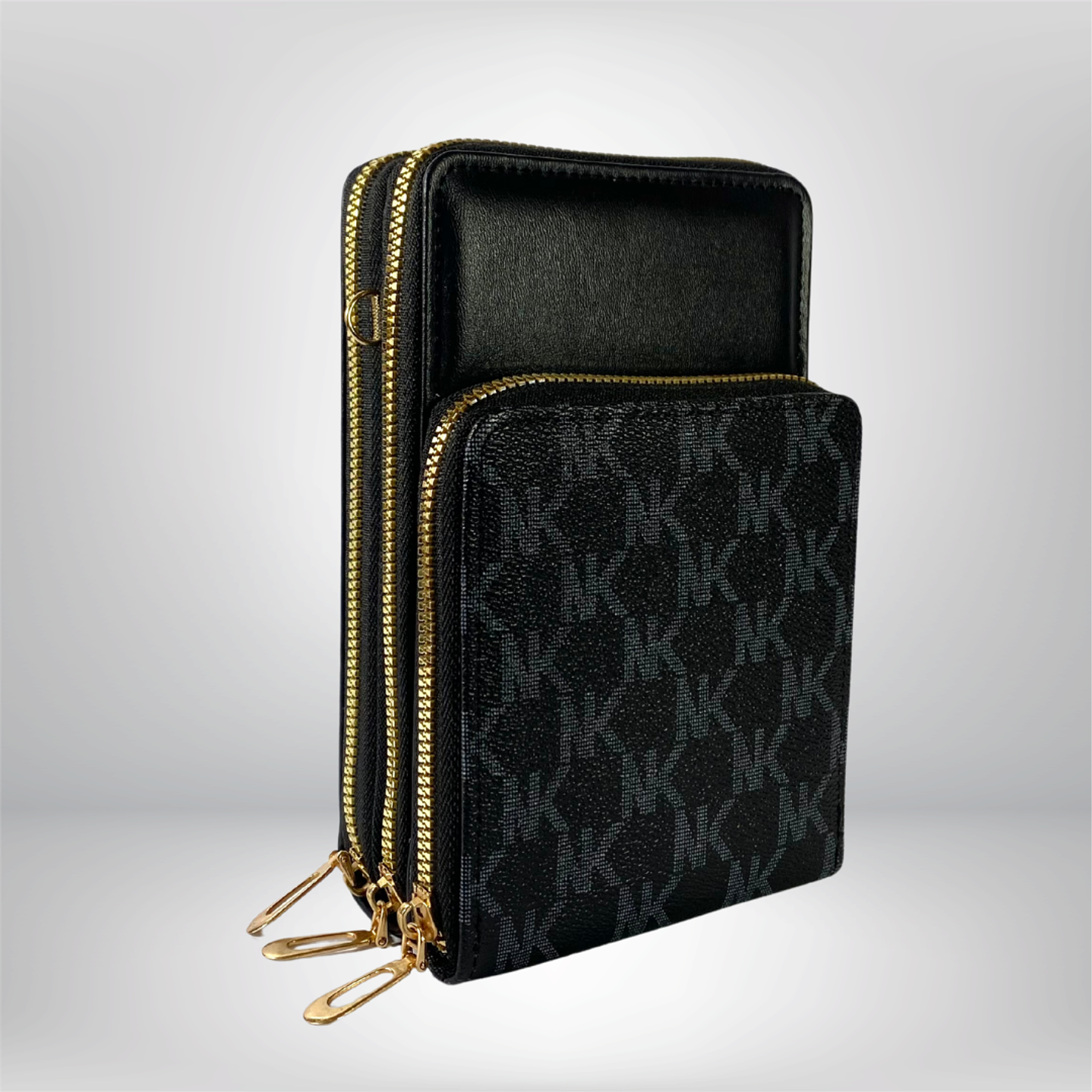 Bandolera Porta Celular Negra Eco Euero 2