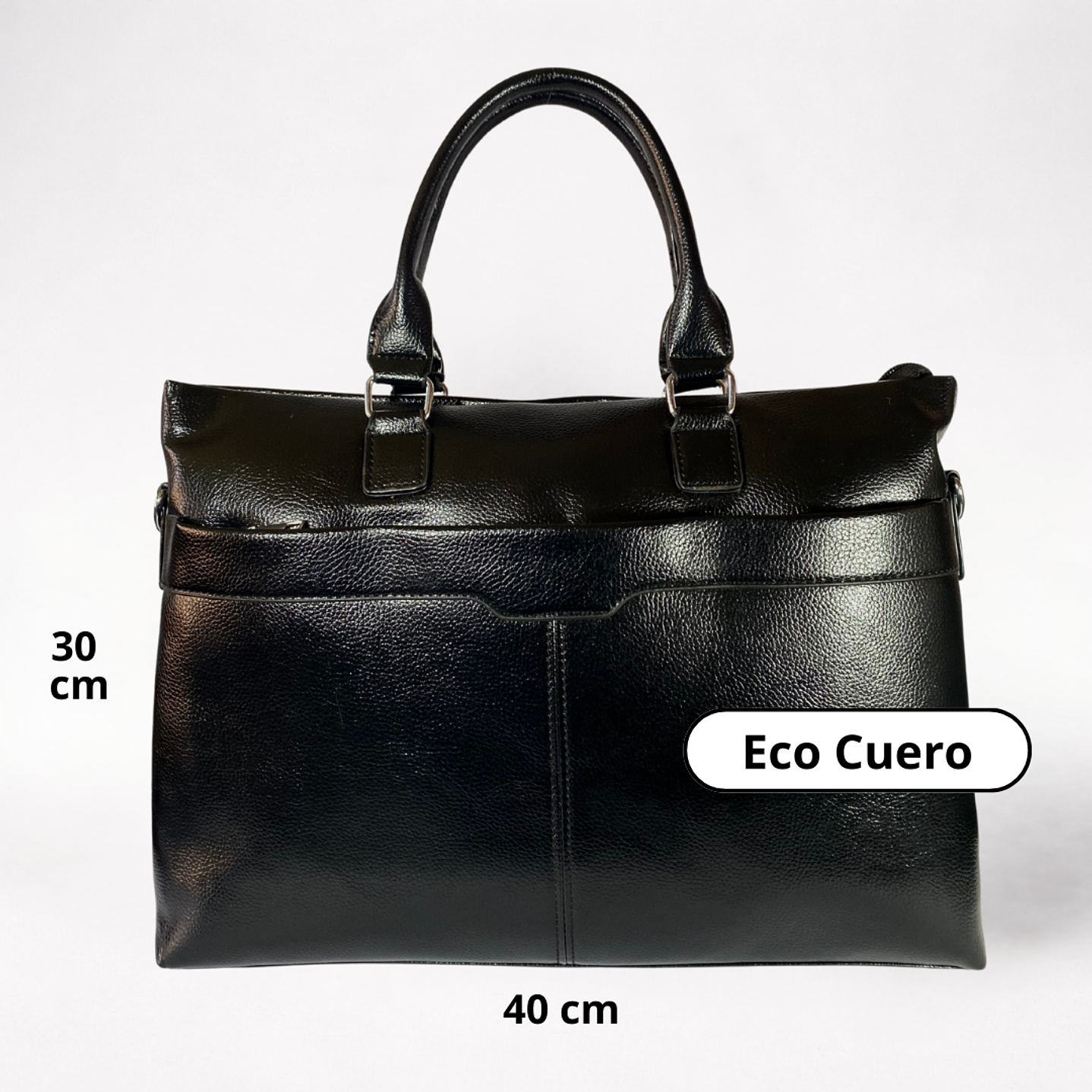 Bolso Maletín Eco Cuero (con capacidad para Pc 14