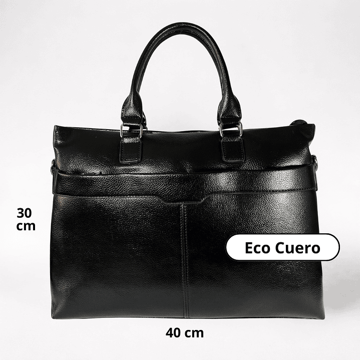 Bolso Maletín Eco Cuero (con capacidad para Pc 14